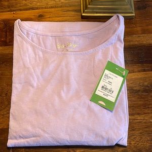 Lilly Pulitzer girls Mazie Top XL lilac Verbena NWT